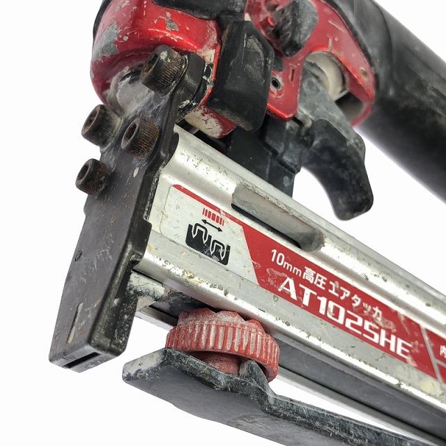 マキタ ☆中古品☆ makita 10mm 高圧エアタッカー AT1025HE 赤