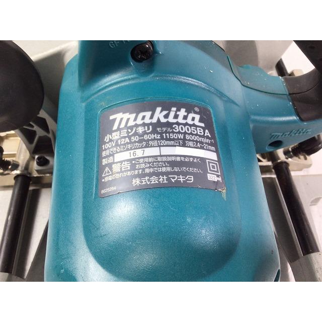 ☆比較的綺麗☆makita マキタ 100V 小型ミゾキリ 3005BA 溝きり 溝切り