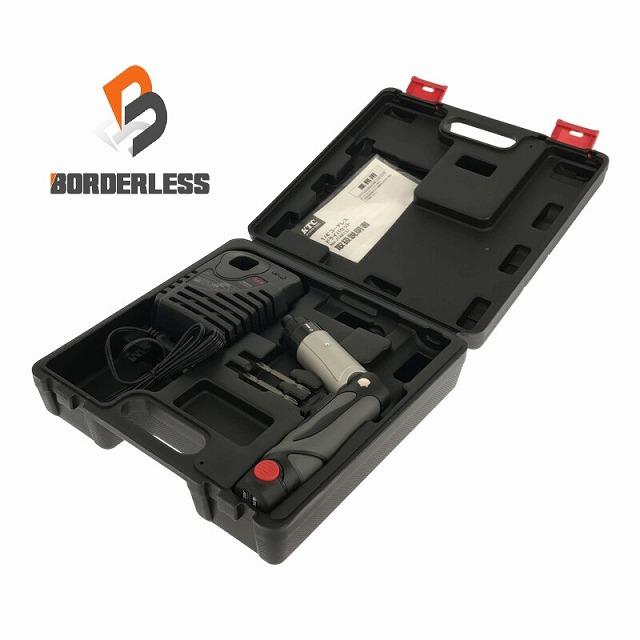 KTC ☆未使用☆京都機械工具 1/4 コードレスドライバセット
