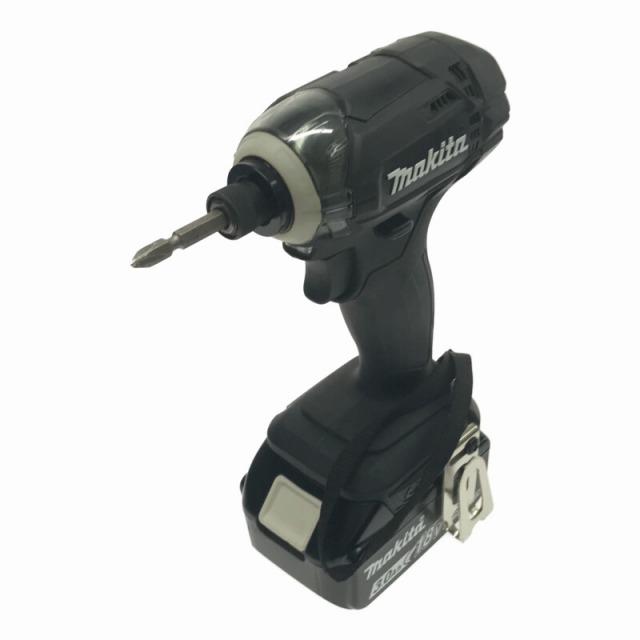 マキタ 18V 充電式インパクトドライバ TD149DRFXB ブラック バッテリ2個(BL1830B 18V 【防止】 3.0Ah)付 充電器/ケース付