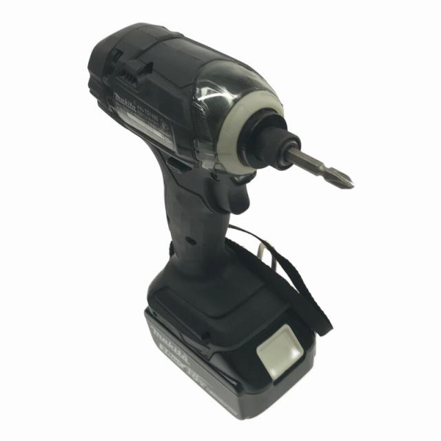 マキタ 18V 充電式インパクトドライバ TD149DRFXB ブラック バッテリ2個(BL1830B 18V 【防止】 3.0Ah)付 充電器/ケース付