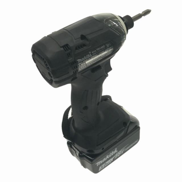 マキタ 18V 充電式インパクトドライバ TD149DRFXB ブラック バッテリ2個(BL1830B 18V 【防止】 3.0Ah)付 充電器/ケース付