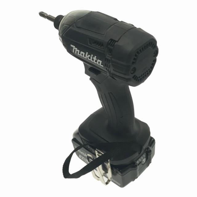 マキタ 18V 充電式インパクトドライバ TD149DRFXB ブラック バッテリ2個(BL1830B 18V 【防止】 3.0Ah)付 充電器/ケース付