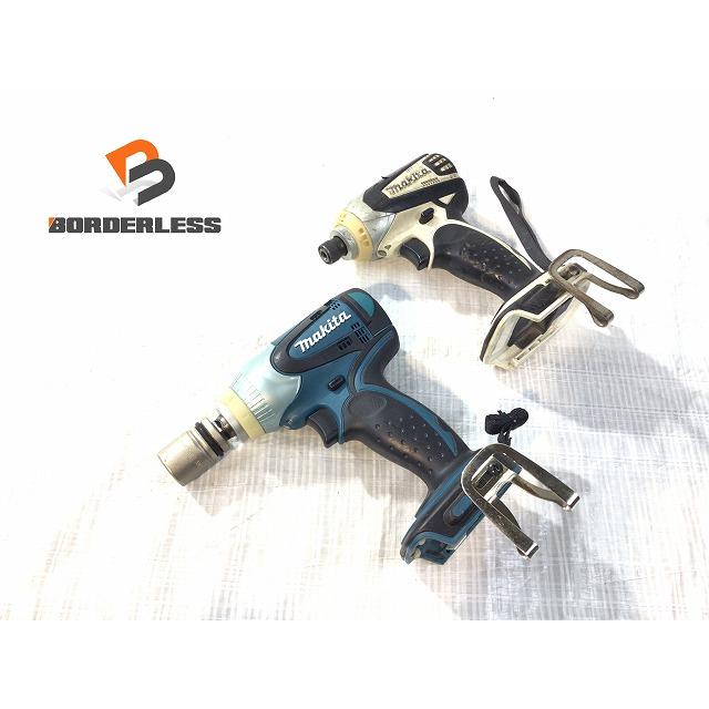 マキタ ☆中古品 2点セット☆makita 14.4V 充電式インパクトドライバ 