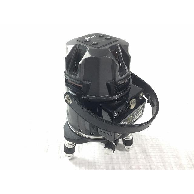 テクノ LTC-GX910PD 墨出し器 受光器/三脚/ケース付き 右ガラス部分