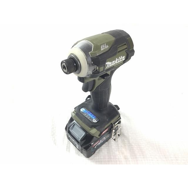 マキタ 40Vmax 充電式インパクトドライバ TD001GRDXO オリーブ バッテリー2個(40Vmax 2.5Ah) 【センタ】 充電器 ケース付き