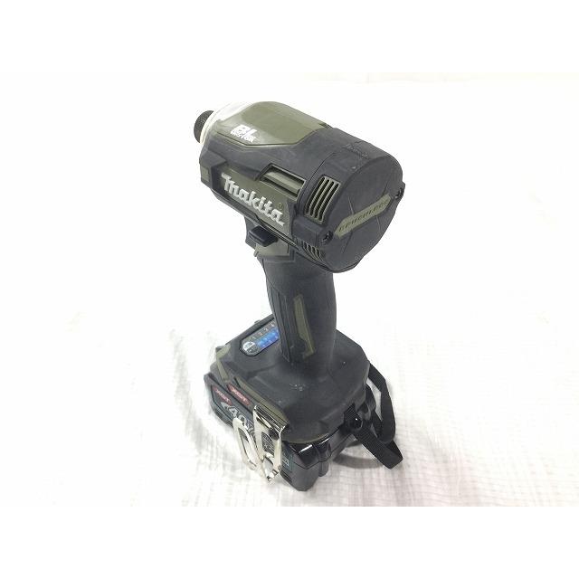 マキタ 40Vmax 充電式インパクトドライバ TD001GRDXO オリーブ バッテリー2個(40Vmax 2.5Ah) 【センタ】 充電器 ケース付き