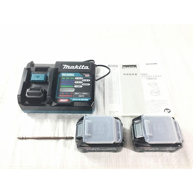 マキタ 40Vmax 充電式インパクトドライバ TD001GRDXO オリーブ バッテリー2個(40Vmax 2.5Ah) 【センタ】 充電器 ケース付き