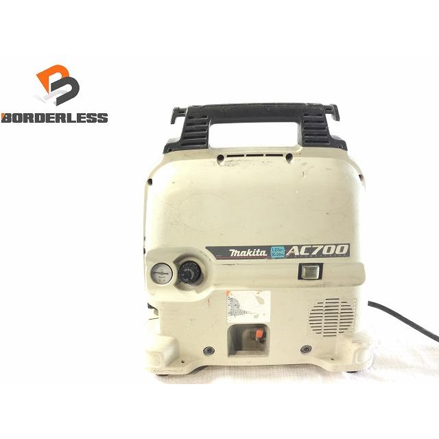 美品】マキタ常圧コンプレッサーAC700makitaエアホース付