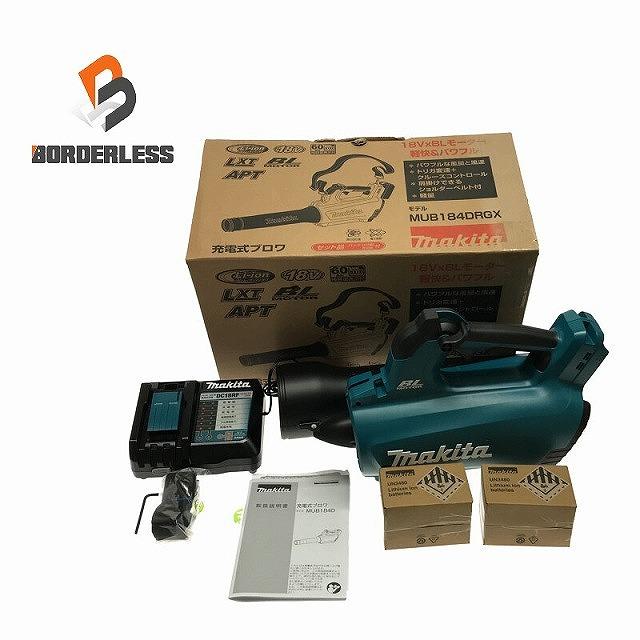 未使用品 makita マキタ 18V 6.0Ah 充電式 ブロワ MUB184DRGX 【2】