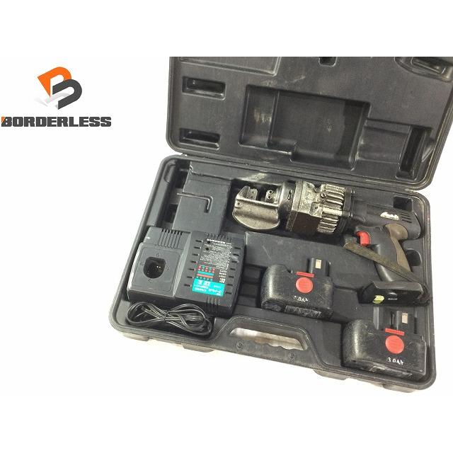 育良精機 ☆中古品☆育良精機 イクラ コードレス鉄筋カッター IS-MC16L 