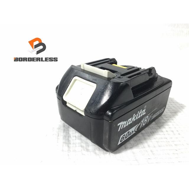 マキタ ☆中古品☆makita 18V 6.0Ah 残量表示付 純正 リチウム マキタ ☆中古品☆makita 18V 6.0Ah 残量表示付 純正 リチウム