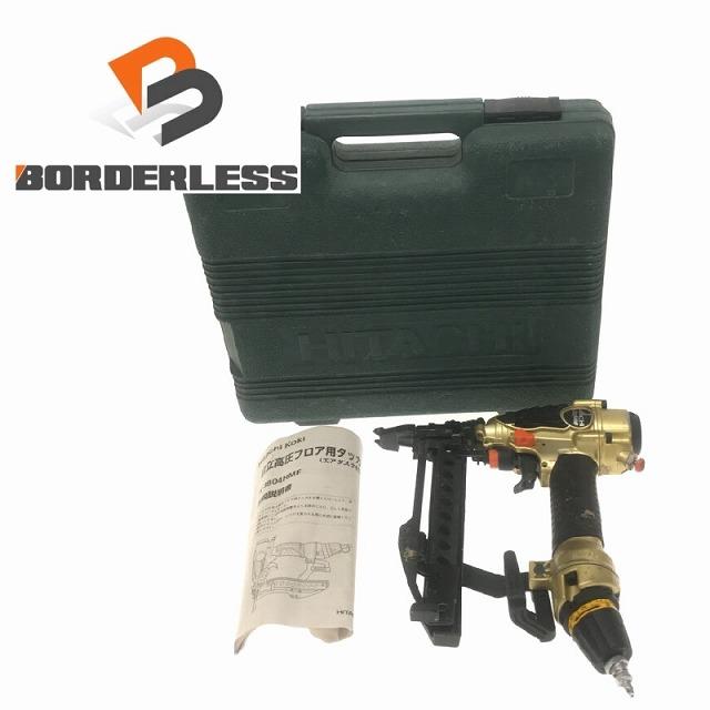 ☆中古品☆HITACHI 日立工機 高圧 フロア用タッカ N3804HMF ケース付  