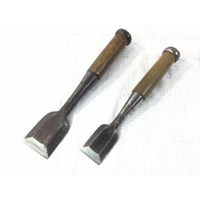 ☆中古品☆鉋 カンナ 福菱？等3点セット 叩き鑿 鑿 ノミ 松 大西等計5 