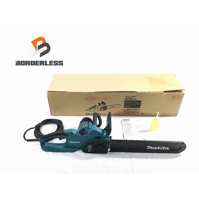 マキタ ☆極美品☆makita 400mm 電気チェンソー MUC4041 切断機 電動 