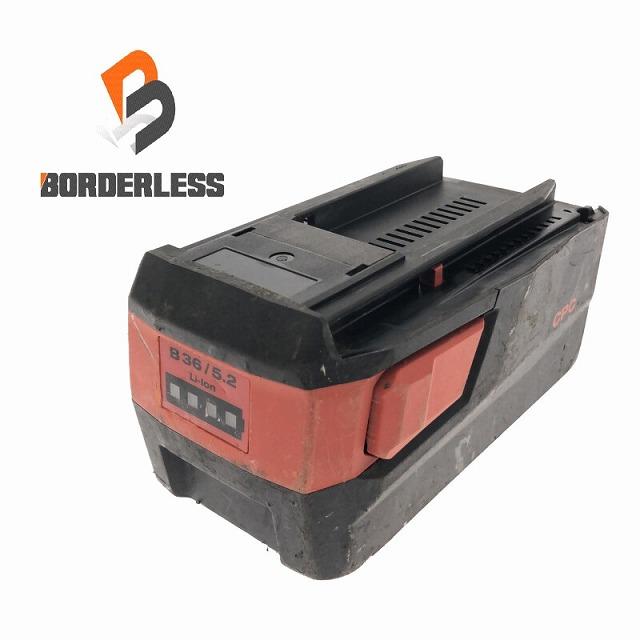HILTI ☆中古品☆ ヒルティ CPC搭載 36V 5.2Ah 純正 リチウム HILTI ☆中古品☆ ヒルティ CPC搭載 36V 5.2Ah 純正 リチウム