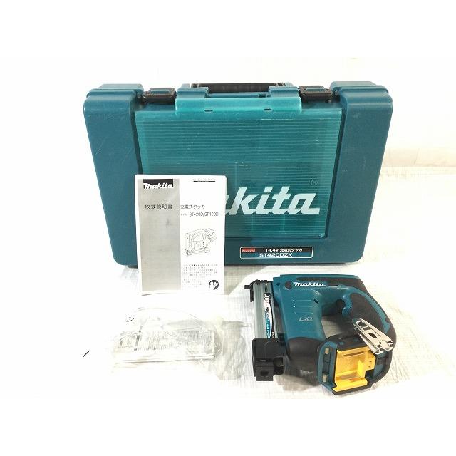 マキタ ☆比較的綺麗☆makita 14.4V 充電式タッカー ST420DZK 本体＋ 