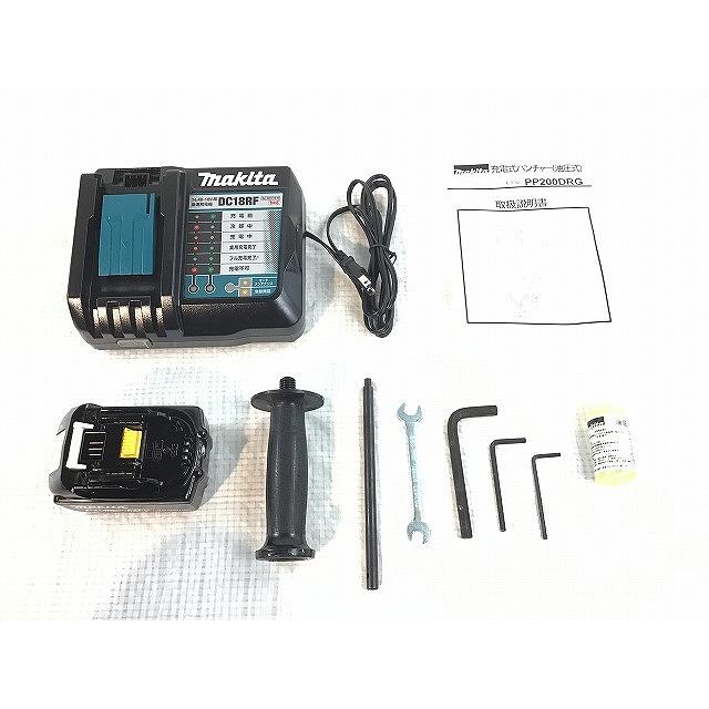 ☆未使用品☆makita マキタ 18V 充電式パンチャー (油圧式) PP200DRG バッテリー1個(18V6.0Ah) 充電器 ケース付 油圧工具｜borderless01｜10