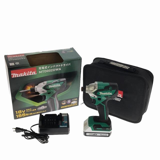 ☆中古品☆makita マキタ 18V 充電式インパクトドライバー MTD002DWA  