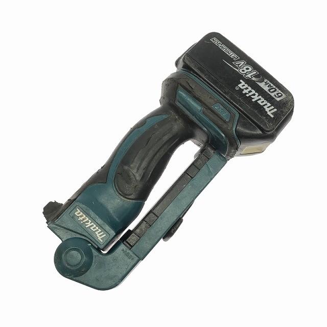 ☆中古品☆makita マキタ 14.4V/18V 充電式LEDワークライト ML801 バッテリ1個(18V6.0Ah)付 コードレス 作業 ...