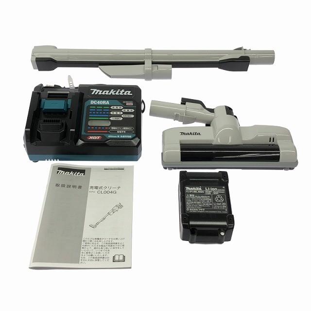 ☆未使用品☆makita マキタ 40Vmax 充電式クリーナー CL004GRDG グレー 