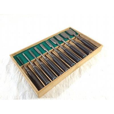 ☆未使用 保管品☆鑿/ノミ/のみ 木目打 錦龍 摂津住人 政男道人 全10本