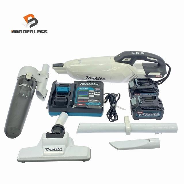マキタ(Makita) 充電式クリーナ（白） 40Vmax バッテリ Amazon | マキタ(Makita) 充電式クリーナ（スノーホワイト） 40Vmax