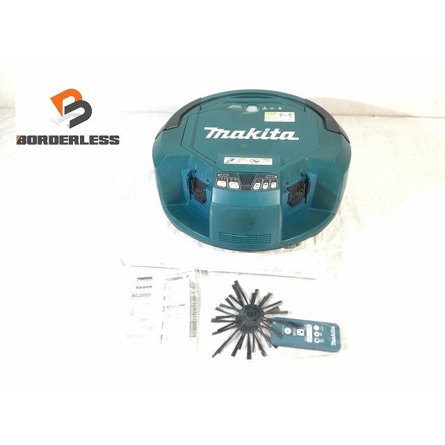 ☆美品☆makita マキタ 18V 充電式ロボットクリーナー RC200DZ 本体