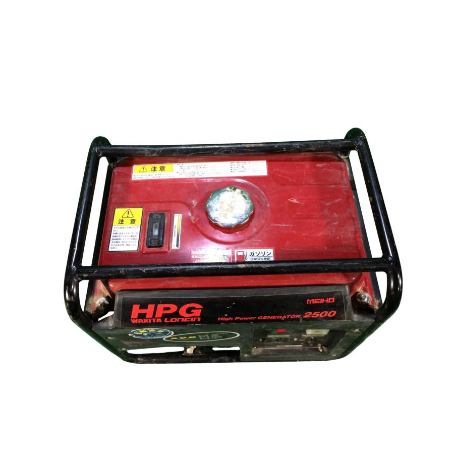 ☆中古品☆WAKITA ワキタ メイホー ガソリンエンジン発電機 HPG2500-6