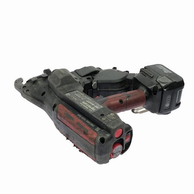 ☆中古品☆ MAX マックス 14.4V 充電式鉄筋結束機ツインタイア RB-442T-B2C/1450A バッテリー2個(5.0Ah)充電器 ケース付き128210の画像