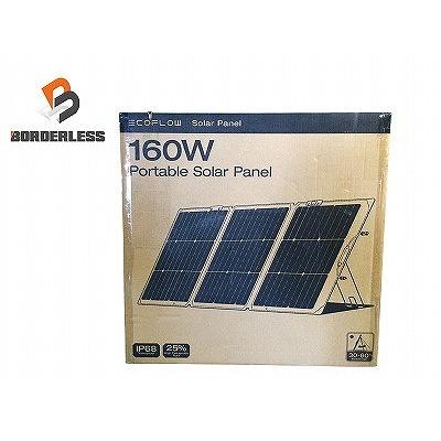☆未使用品☆ ECOFLOW エコフロー 160W ポータブルソーラーパネル/SOLAR PANEL ?EF-Fold-P160-04 ...