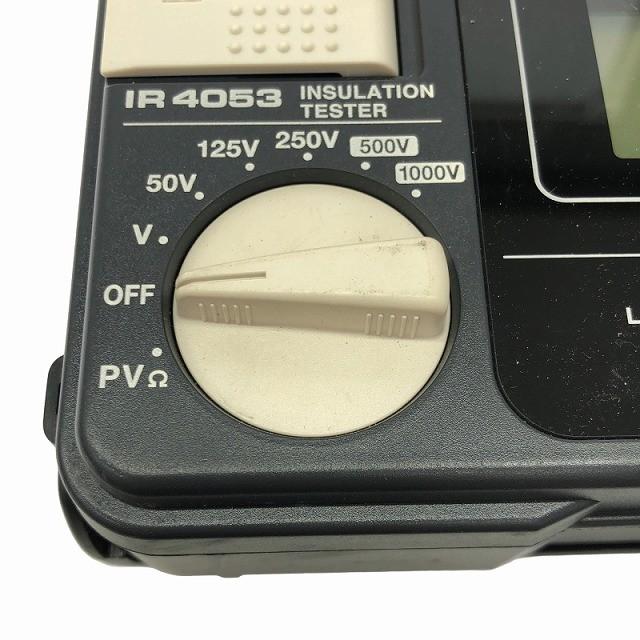 ☆美品☆HIOKI 日置電機 絶縁抵抗計 IR4053 デジタルメガー 太陽光発電