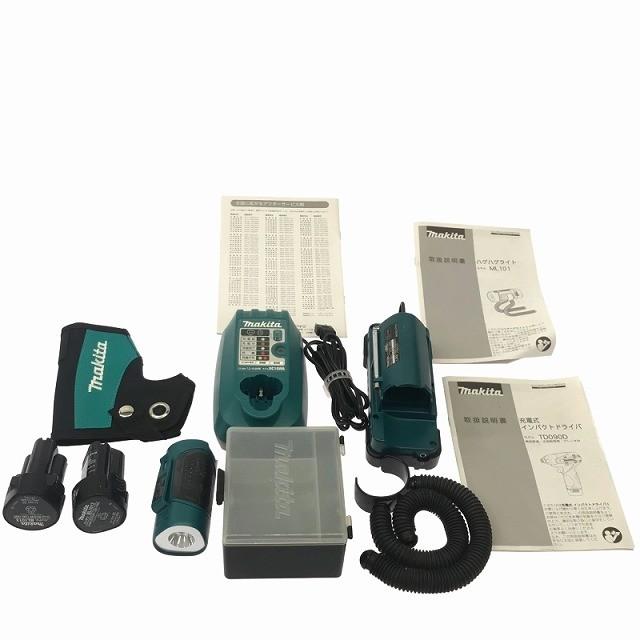 ☆中古品☆makita マキタ 10.8V TD090D・LEDライト・ラジオセット 