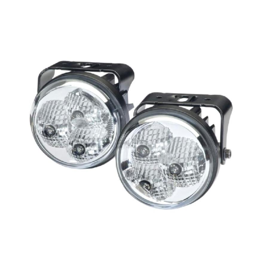 ドイツ製 HELLA LED デイタイムランニングライト 2個セット 90mm 12