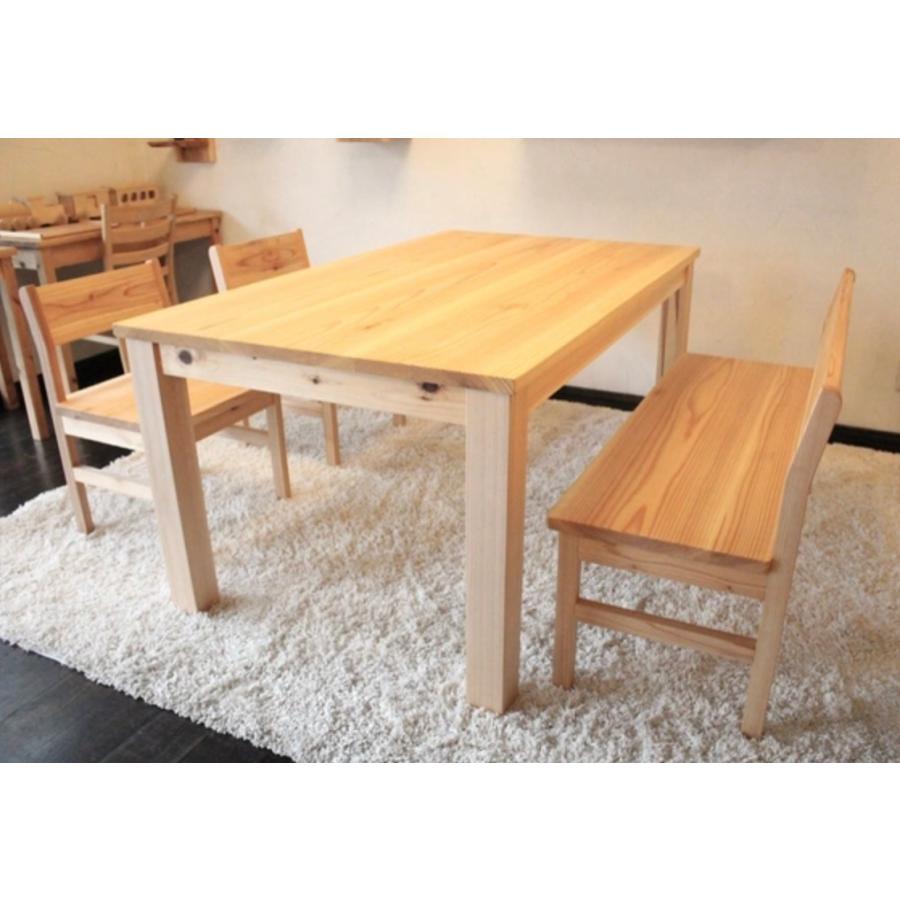 無垢材のダイニングテーブル【ハンドメイド家具】　A 家具 ダイニングセット ハンドメイド