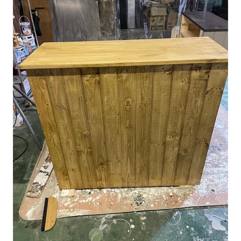 職人手作り 一点物 天然木 キッチンカウンター レジカウンター カフェカウンター 受付カウンター 幅90cm×高さ84cm×奥行き40cm 無垢材 |  | 01