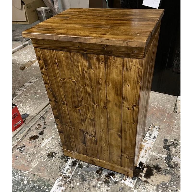 職人手作り 一点物 天然木 キッチンカウンター レジカウンター カフェカウンター 受付カウンター 幅65cm×高さ95cm×奥行き40cm 無垢材 |  | 03