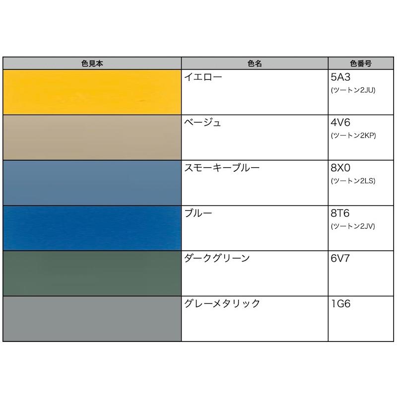 トヨタ FJクルーザー 純正色 スプレー塗料 徳用5本セット [5A3(2JU