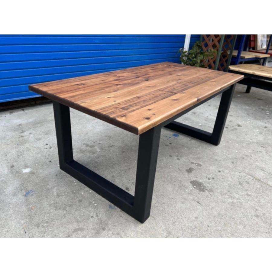 オシャレ テーブル ハンドメイド 一点もの 木製テーブル