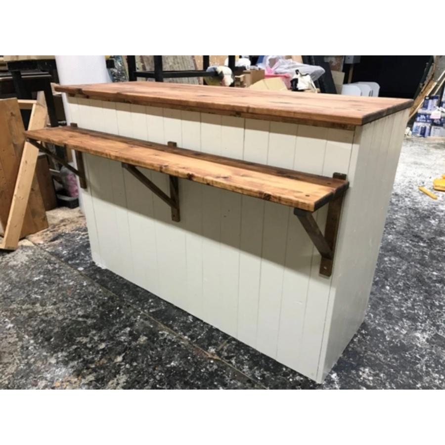 職人手作り 一点物 天然木 ハンドメイド ウォルナット キッチンカウンター キッチンボード レジカウンター キャビネット 完成品 幅1200×奥行450×高900 |  | 03