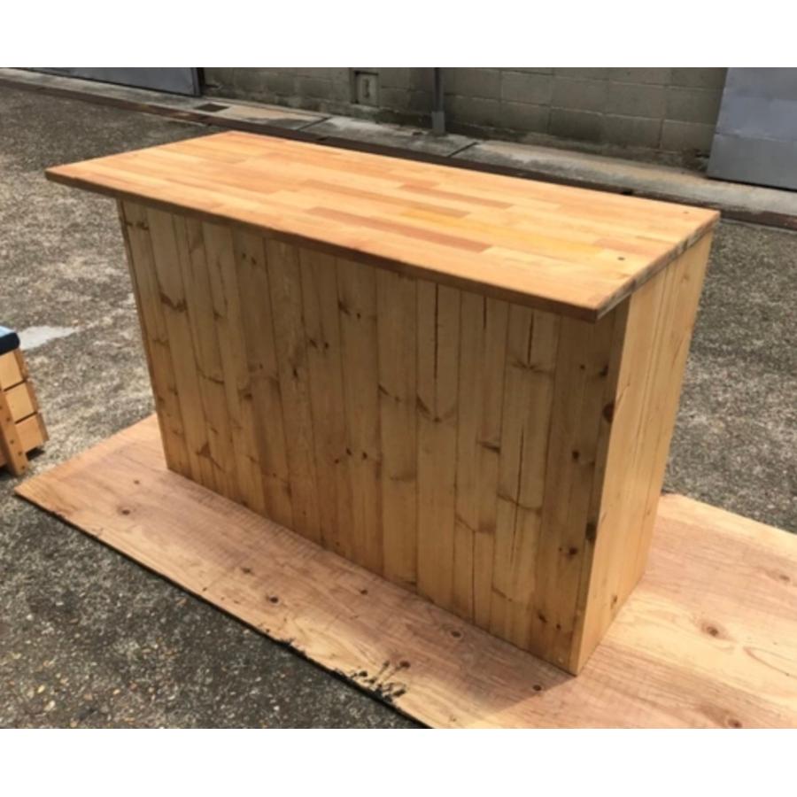職人手作り 一点物 天然木 ハンドメイド キッチンカウンター 食器棚