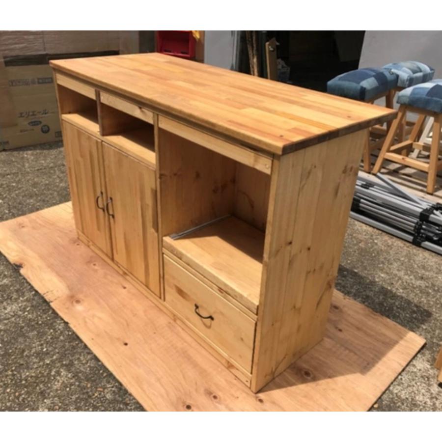 食器棚③　キャビネット　アンティーク　ハンドメイド　木製 職人手作り 一点物 天然木 ハンドメイド キッチンカウンター 食器棚