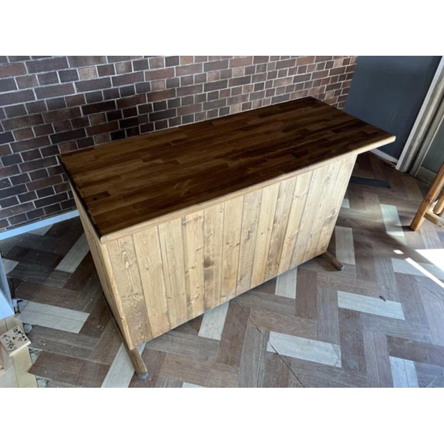 職人手作り 一点物 天然木 ハンドメイド キッチンカウンター 職人手作り 一点物 天然木 ハンドメイド キッチンカウンター