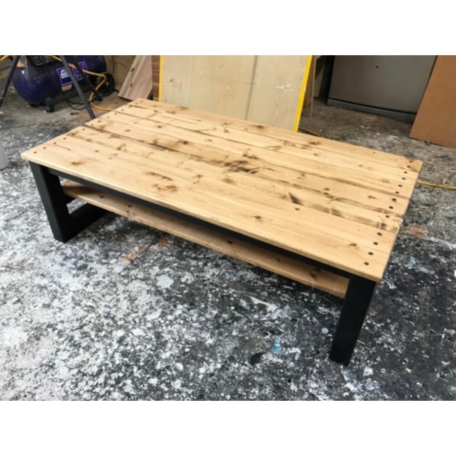 職人手作り 一点物 天然木 ハンドメイド ローテーブル リビング