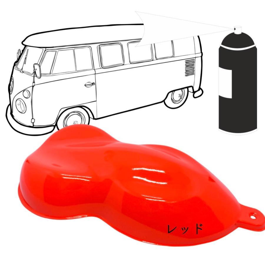 風防　金ファイヤー塗装　★美品★ 蛍光スプレー塗料 ファイヤーフライ 高耐候性 4色 蛍光塗料 自動車