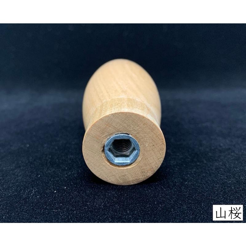 ハイエース 200系 ウッド シフトノブ シフトレバー バンライフ 職人手作り 無垢材 天然木 希少樹種 山桜 / 朴 艶消しクリア仕上げ M8×1.25 車中泊 |  | 09