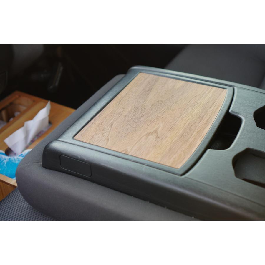 ハイエース DX 200系 ウォールナット 純正コンソール リアルウッドシート 天然木 突板 LIF バンライフ VanLife |  | 02