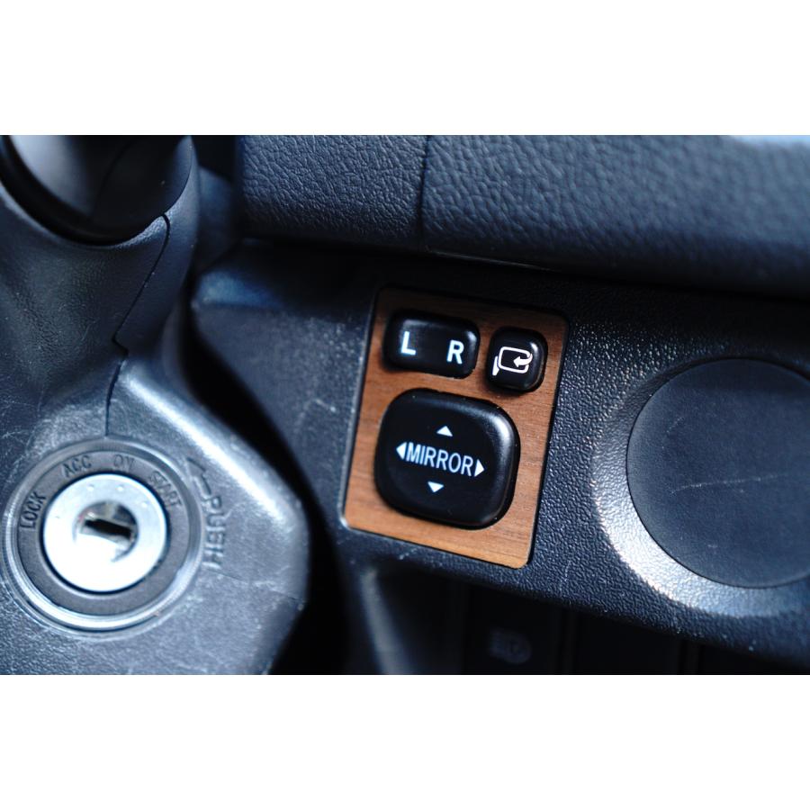 ハイエース 200系 スーパーGL 4型~ ウォールナット ドアミラースイッチシール & エンジンプッシュスタートシール S-GL 天然木 突板 LIF バンライフ VanLife |  | 11