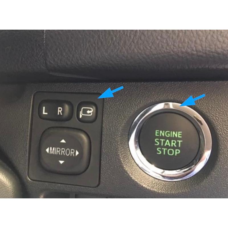 ハイエース 200系 スーパーGL 4型~ ウォールナット ドアミラースイッチシール & エンジンプッシュスタートシール S-GL 天然木 突板 LIF バンライフ VanLife |  | 06