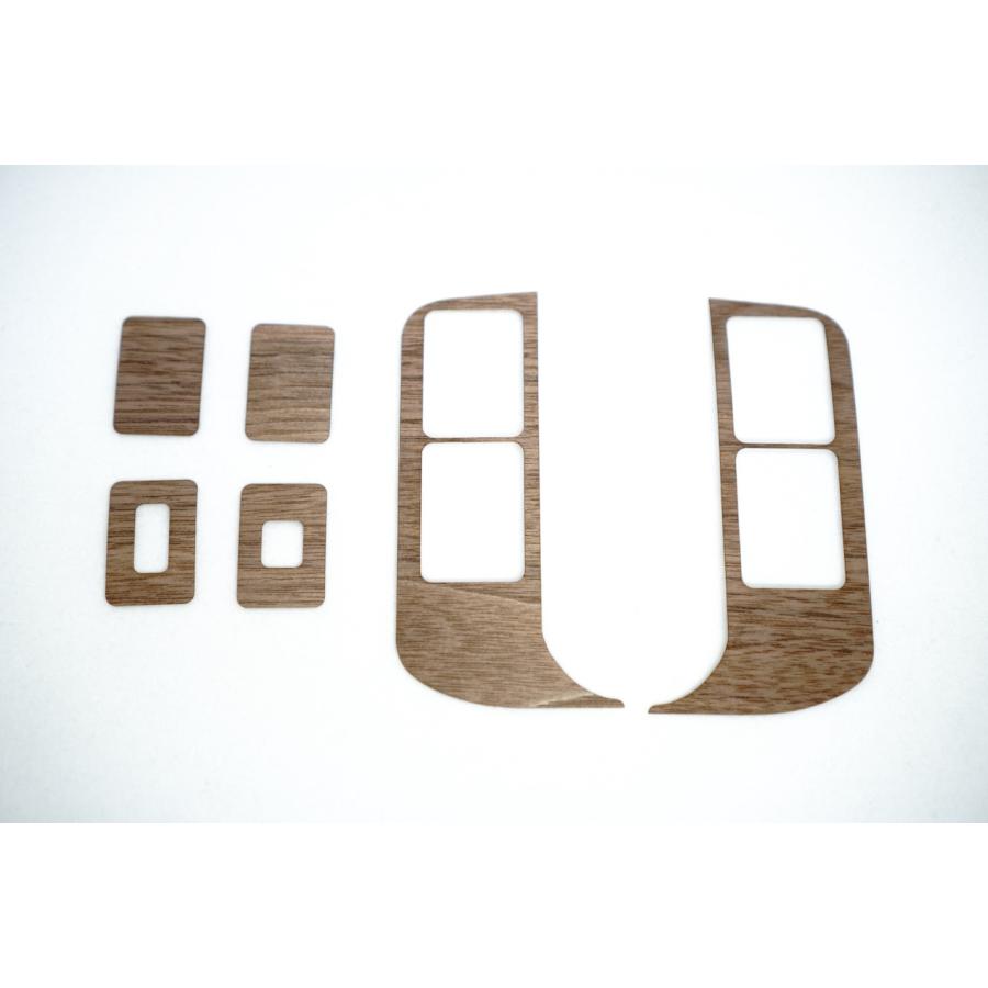 木目が美しい　ハイエース200系スーパーGL等　ウインドウパネル　バンライフ 木目が美しいハイエース200系スーパーGL等ウインドウパネルバン